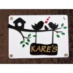 Birds Nest Acrylic Nameplate