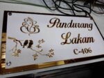 Custom Acrylic House Name board