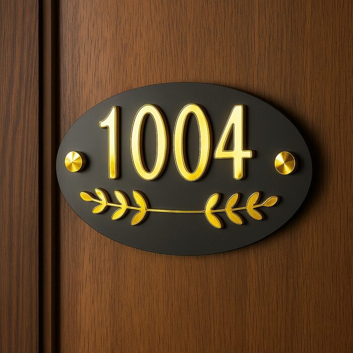 Door Number Plate