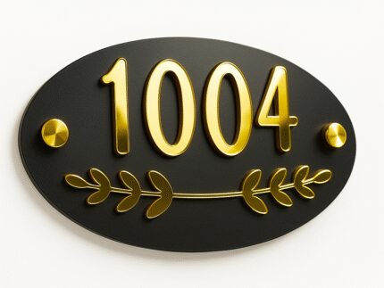 Door Number Plate