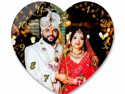 Heart Photo Wall Clock