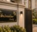 Main gate name plate design on a premium villa entrance - acrylic board with gold letters
